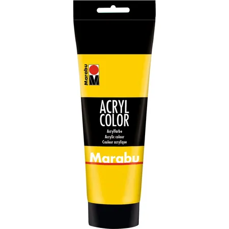 Marabu Acryl Color, Gelb 019, 225 ml