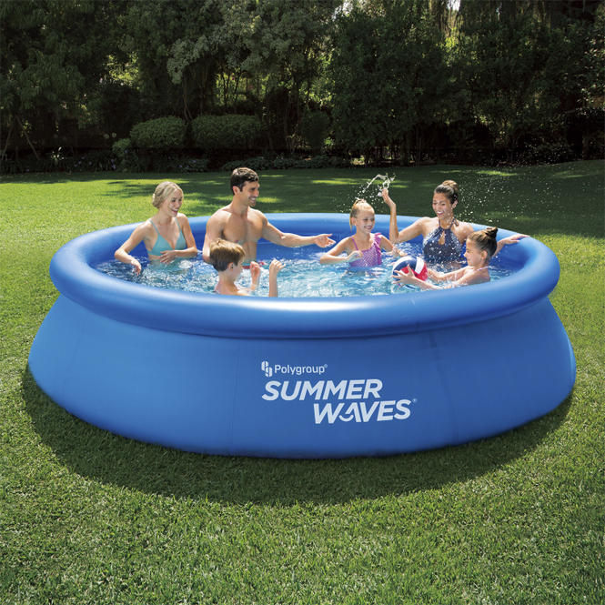 Ring Pool Summer Waves - rund - ca. 366 x 76 cm