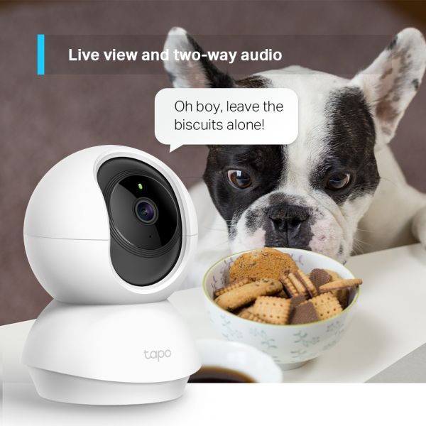 TP-Link TAPO TC70 Câmara de Segurança Wi-Fi Doméstica Panorâmica Pan/Tilt