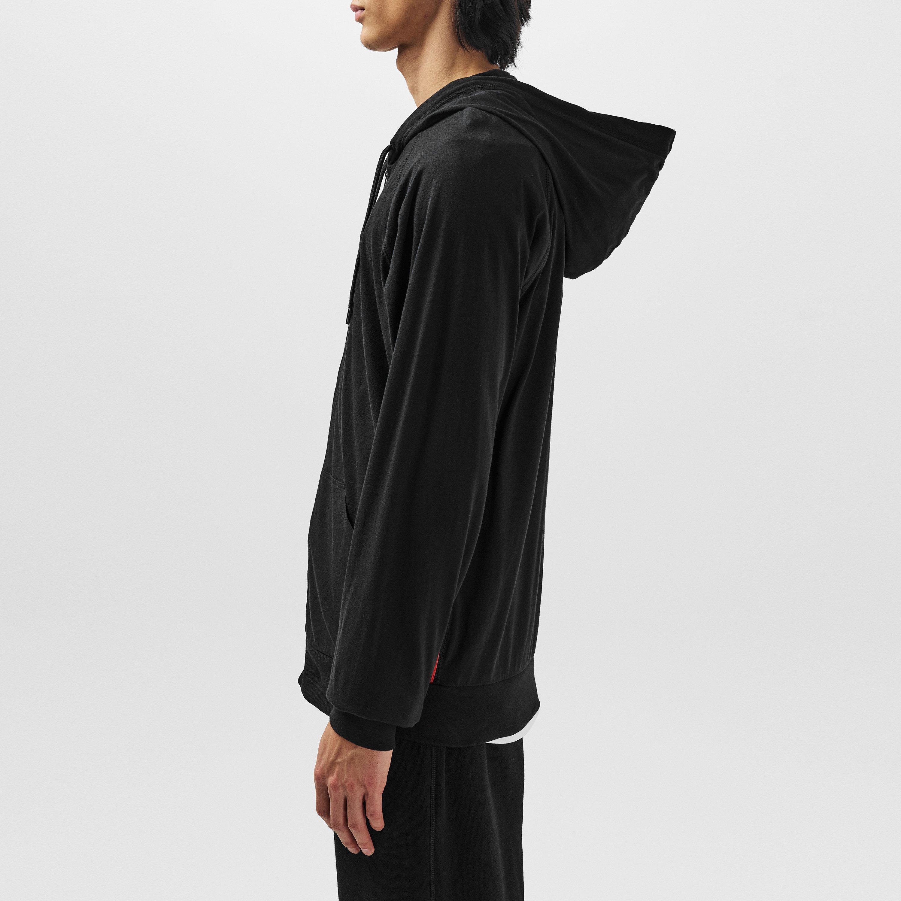 Paul Smith Cotton Jersey Zip Lounge Hoodie