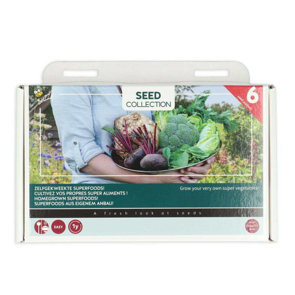 Buzzy Collection Kweekset 6 Zelfgekweekte Superfoods1 set