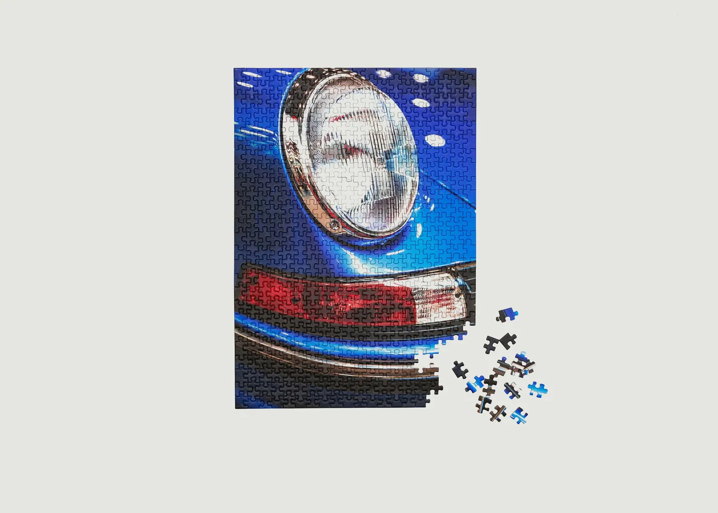 Puzzle inspiré de la course automobile Luckies