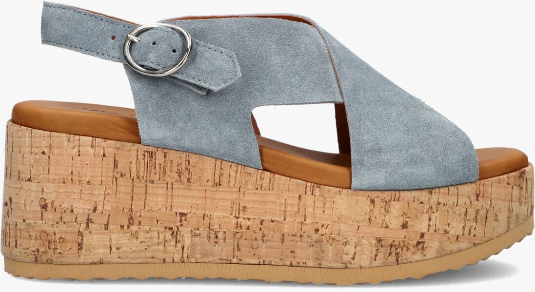 VIA VAI blauwe via vai sandalen sissel raise