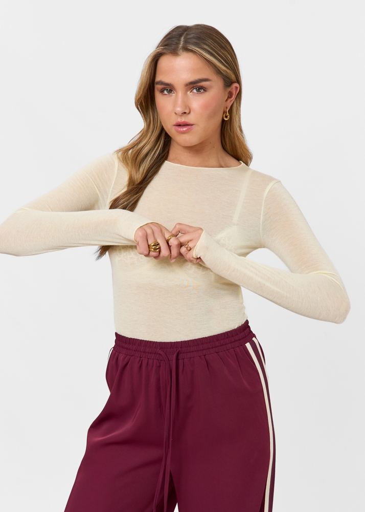 Lucy top geel