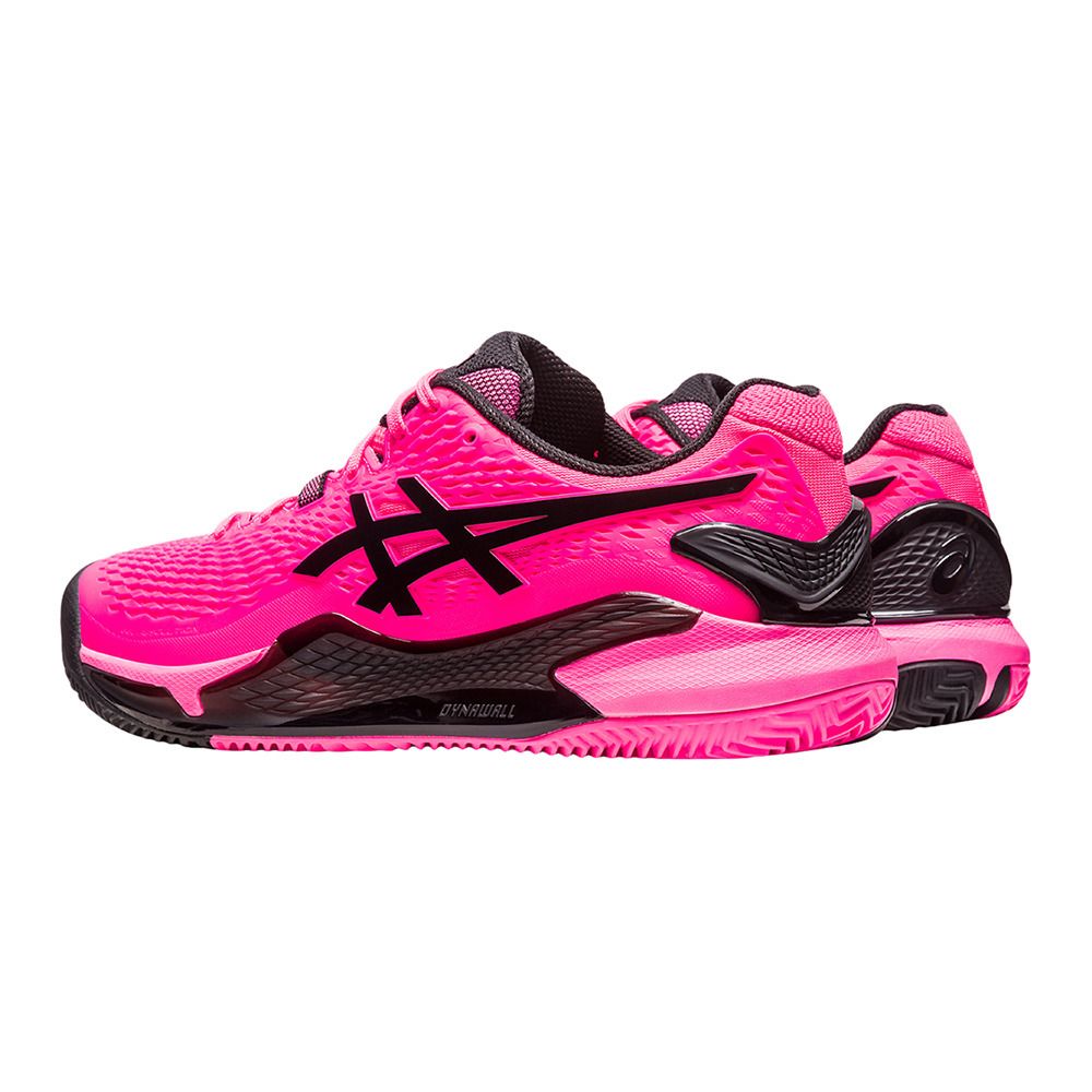 Asics GEL-RESOLUTION® 9 CLAY - Chaussures tennis Homme hot pink/black