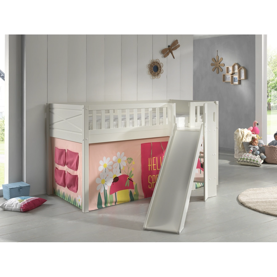 VIPACK Spielbett SCOTT 90 x 200 cm Spring weiß