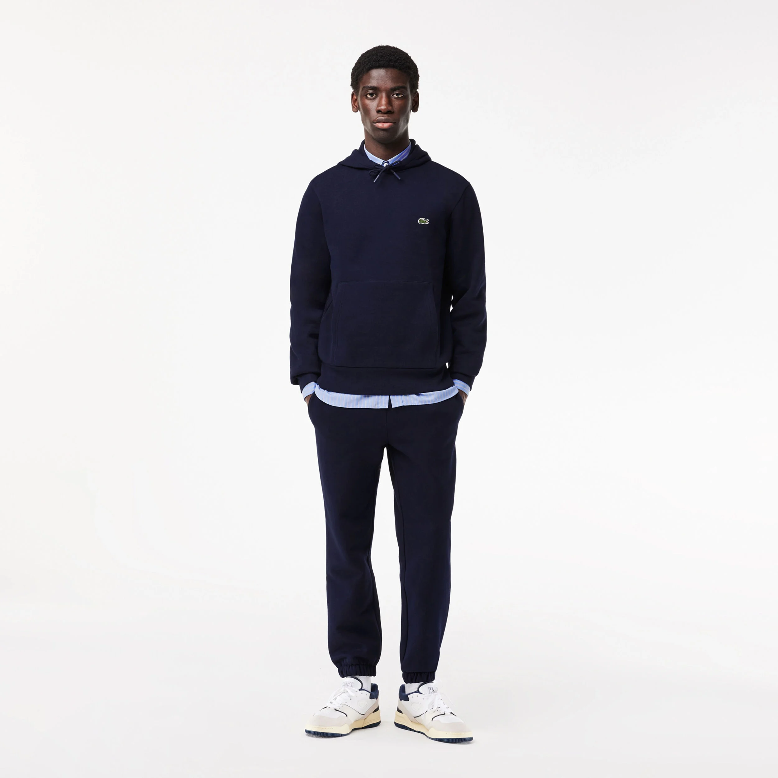 Lacoste Sweat À Capuche Hommes - Bleu Foncé
