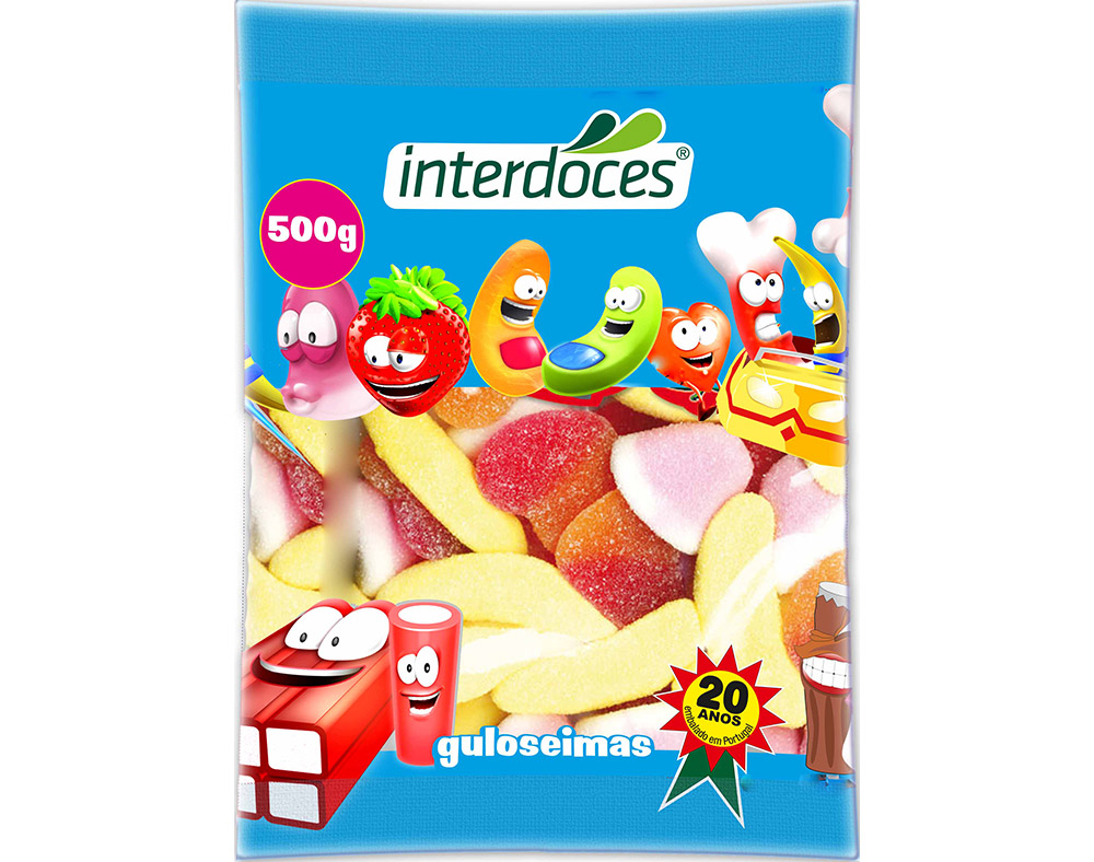 GOMAS INTERDOCES SORTIDO AÇÚCAR 500G