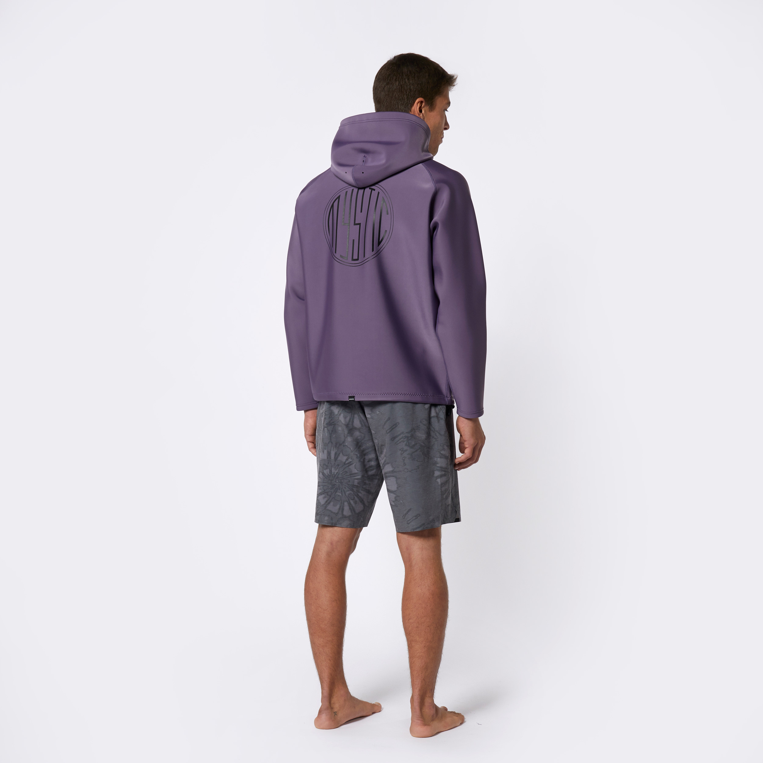 Mystic Grit Neoprene Hoodie 2mm Black