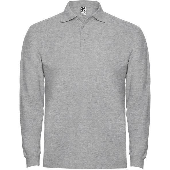 Roly R6635 - ESTRELLA L/S Polo à Manches Longues avec Col et Poignets Côtelés