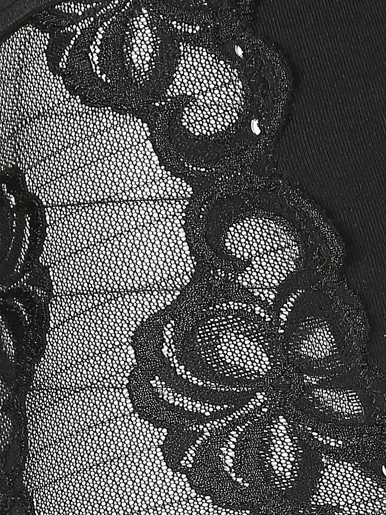NINA VON C Taillenslip mit Spitze Schwarz schwarz
