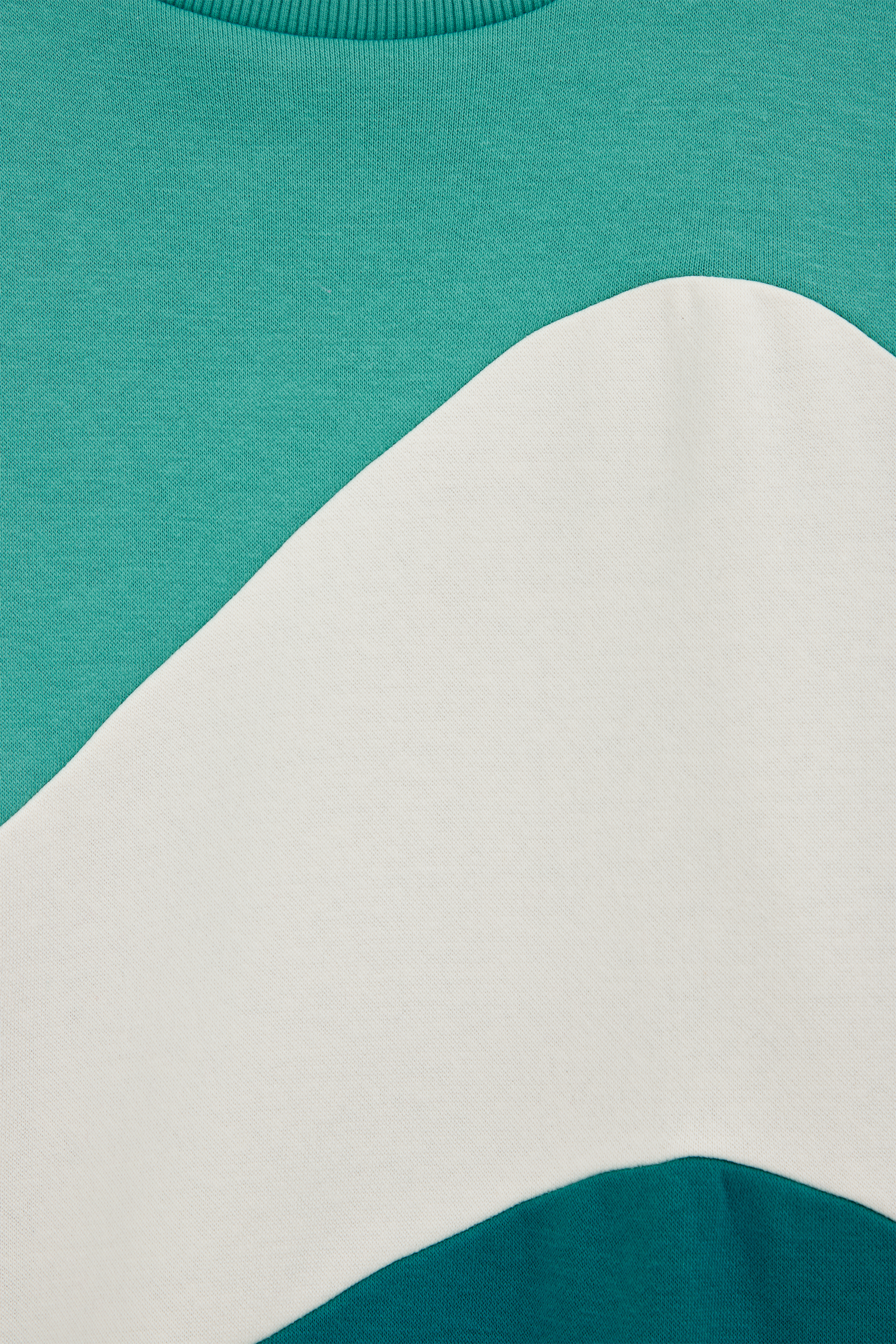 Meisjes sweater met colourblock WE Fashion Lichtgroen
