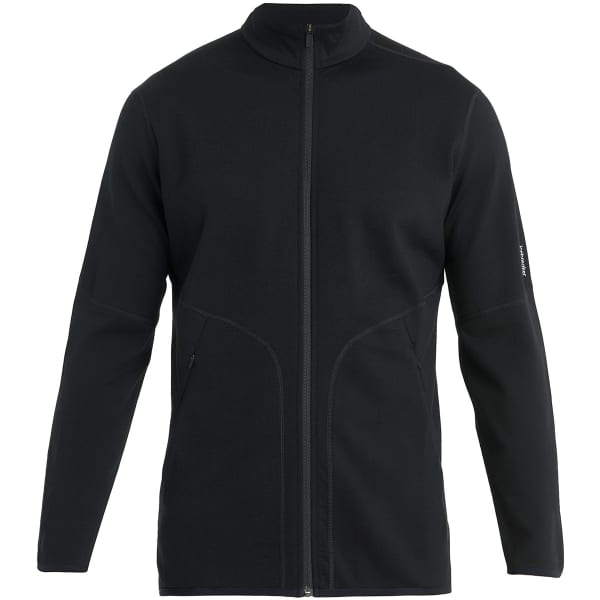 Veste polaire randonnée ICEBREAKER M MER 560 REALFLEECE ELEMTAL II LS ZIP BLACK