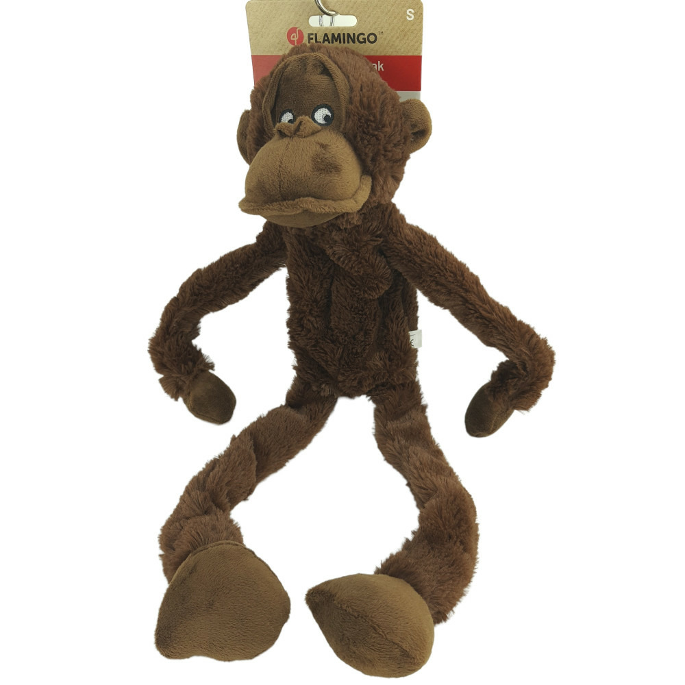 Jouet singe madina marron 57cm pour chien