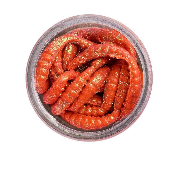 Leurres truite Berkley Powerbait Power Scales Honey Worm 2.5cm (55 pcs)