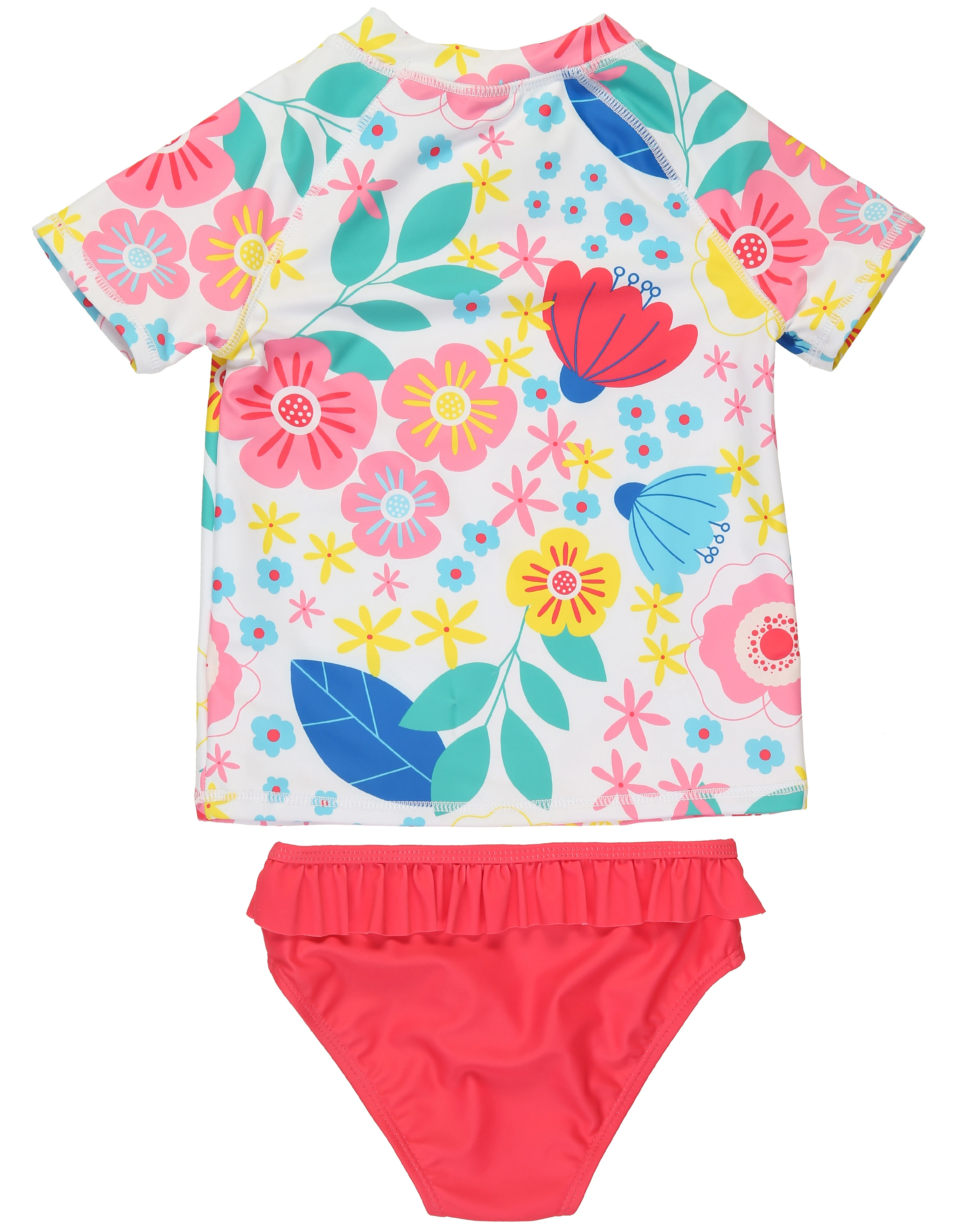 Schwimm-Set FLOWER POWER 2-teilig in bunt/pink