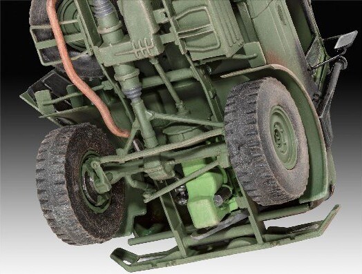 Revell - Unimog 2T Milgl Modelbil Byggesæt - 1:35 - Level 5 - 03337