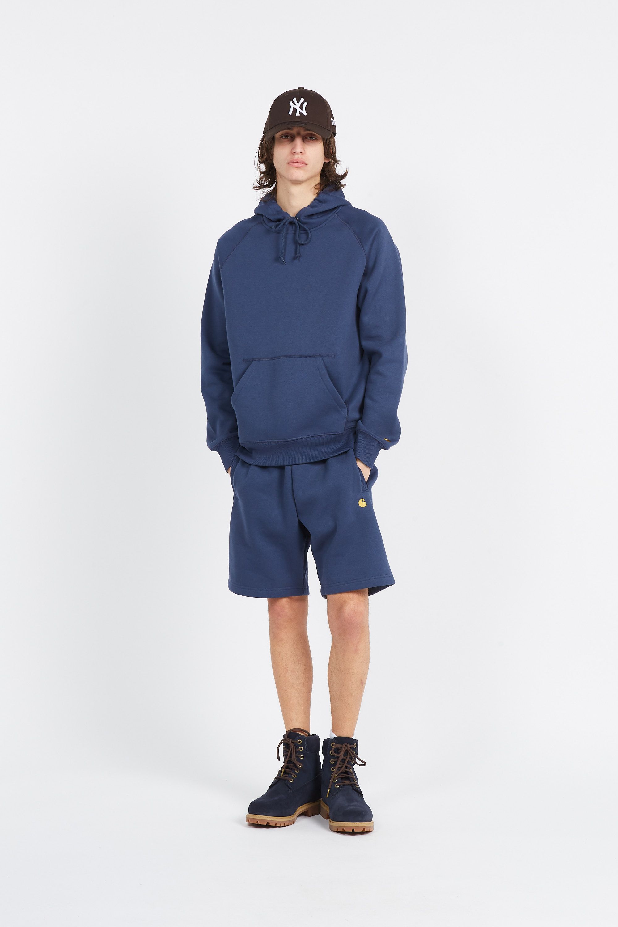 CARHARTT WIP Short Chase Sweat Short Bleu