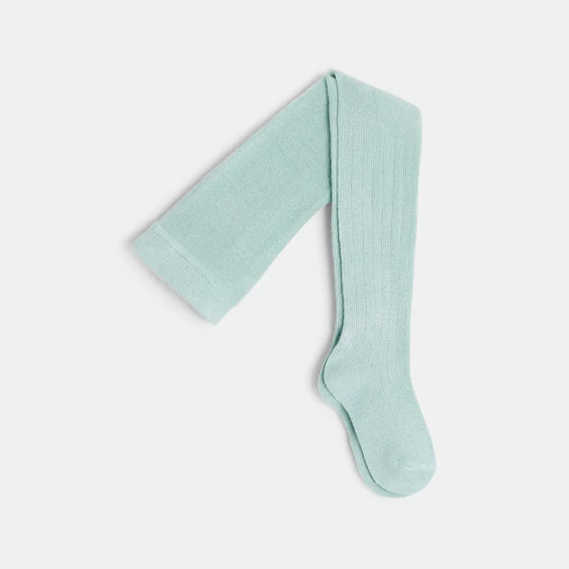 Collants chauds verts bébé fille Vert