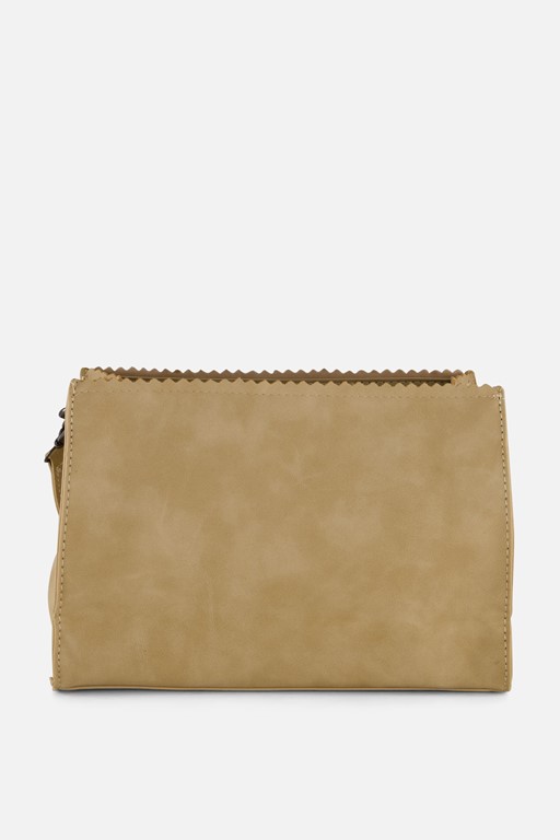 ZEBRA Schoudertas beige Imitatieleer