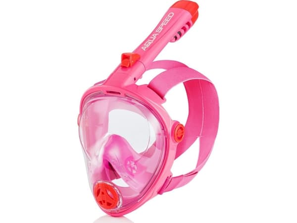 Aqua-Speed Full-face dykkermaske SPECTRA 2.0 KID rosa størrelse L