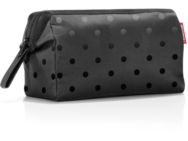 Reisenthel Necessaire Travelcosmetic Glossy Dots Black Kosmetiktasche für alle wichtigen Bad-Accessoires
