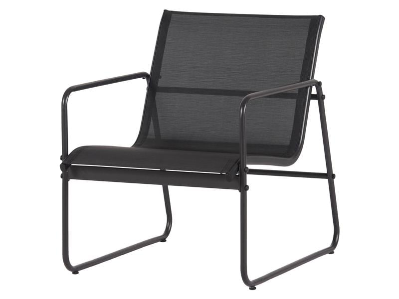 Schou Loungeset Theodor, Set 4-teilig, Schwarz Gartenlounge