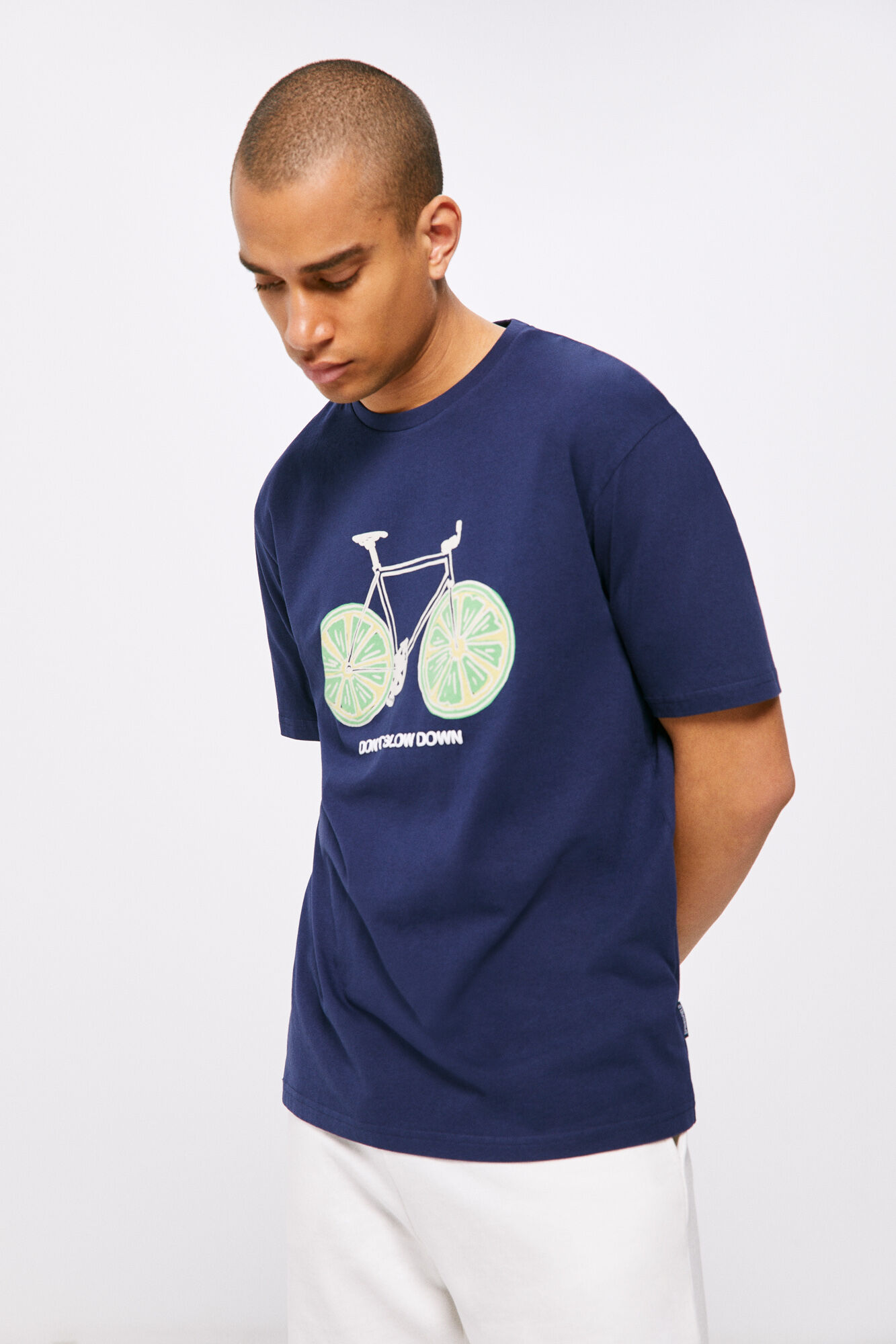 Camiseta Bici Lima - azul médio