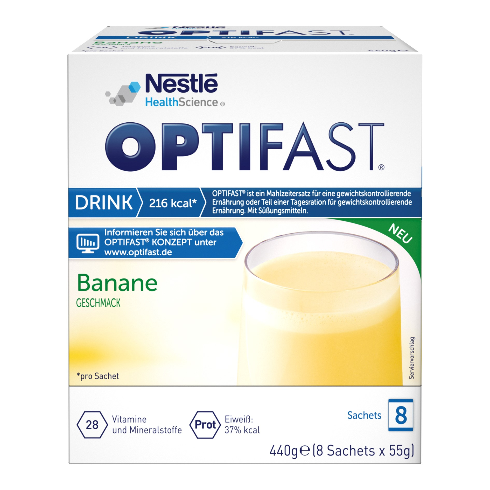 Drink - 8x55g - Banane