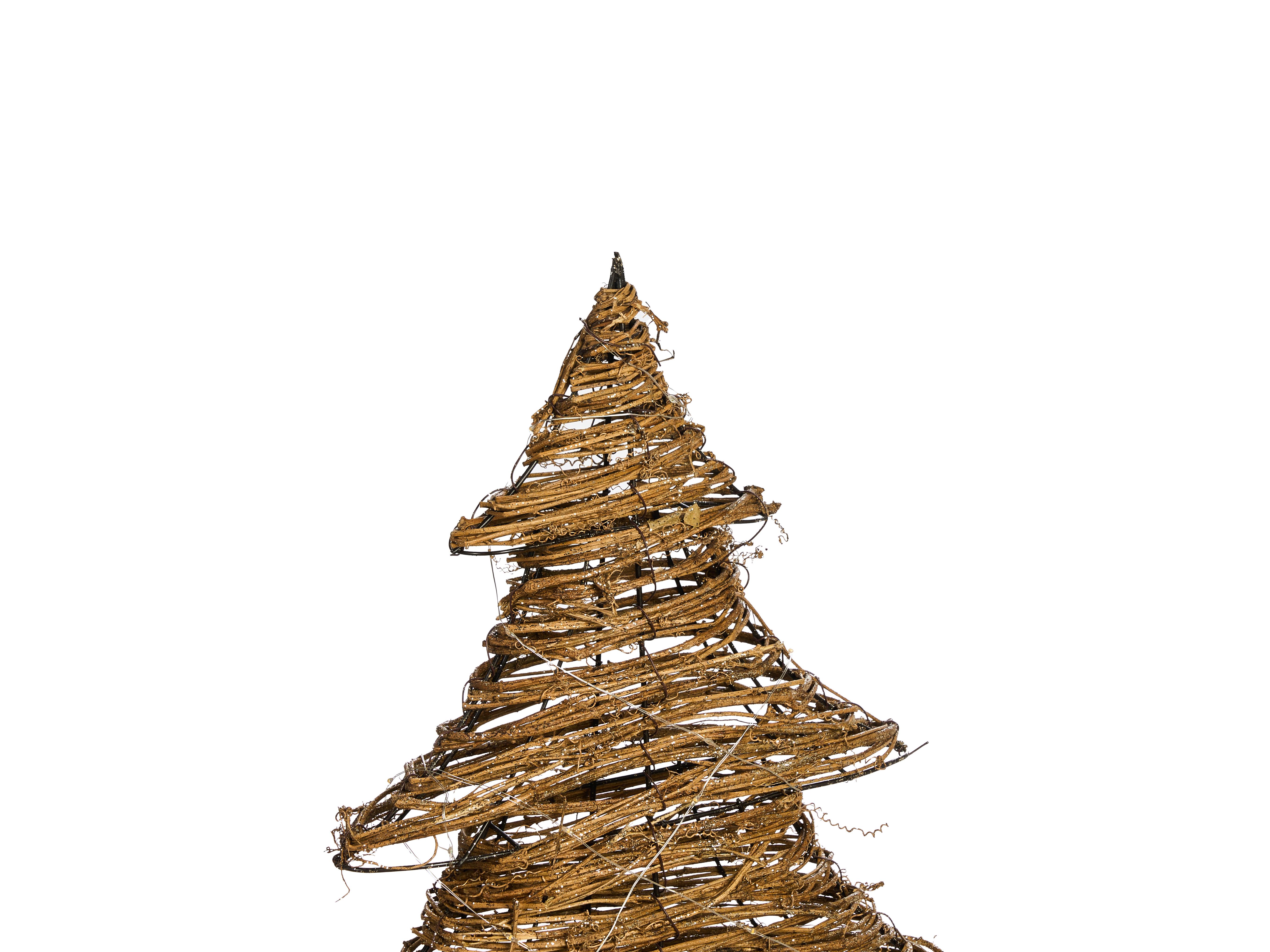Kerstdecoratie LED FURESO Kerstboom 60 cm Natuurlijk