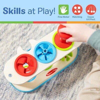 Melissa & Doug Match & Push Utviklingslekesett