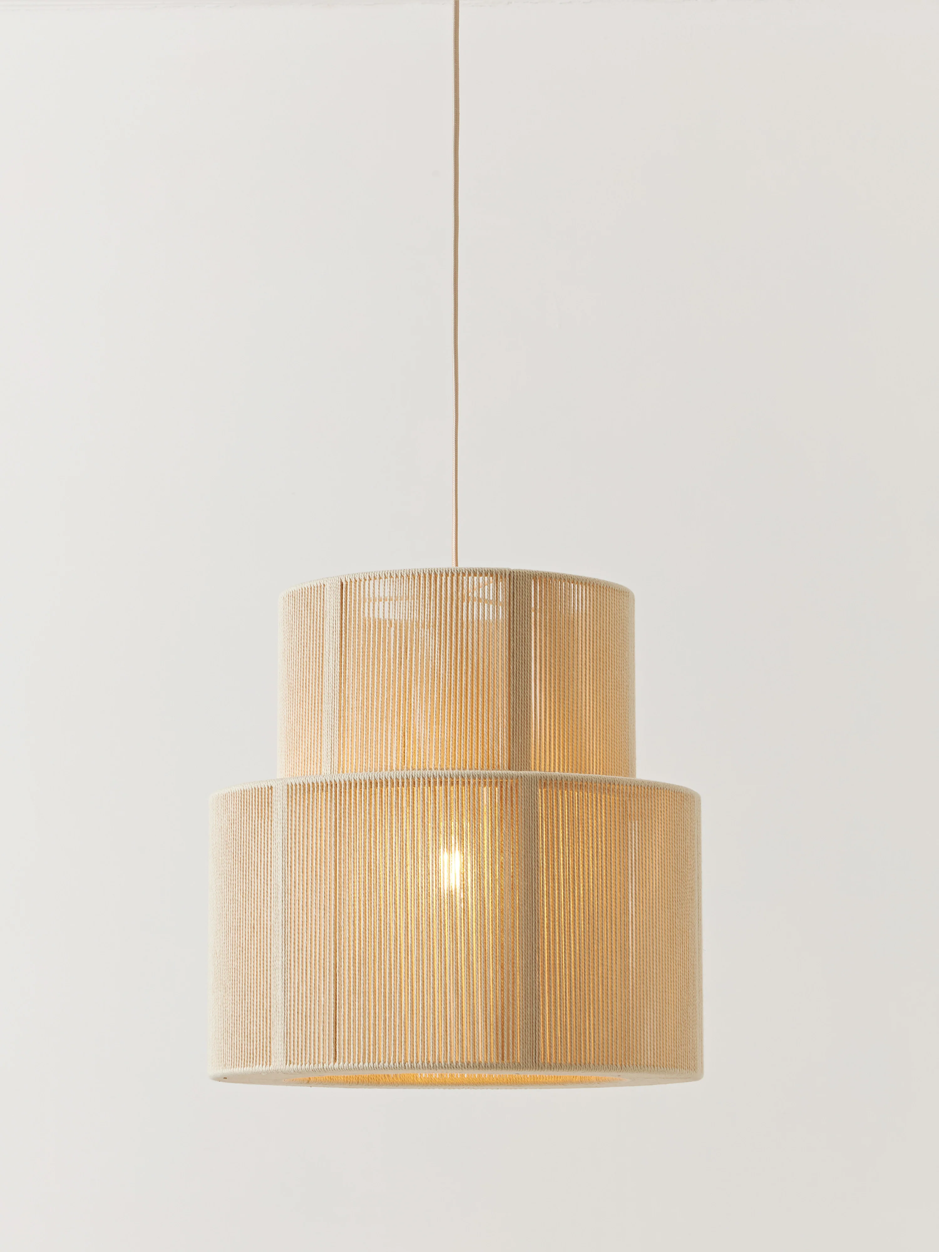 Hanglamp Lace van linnen draad
