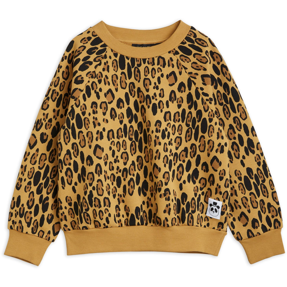 Køb Mini Rodini Beige Basic Leopard Sweatshirt