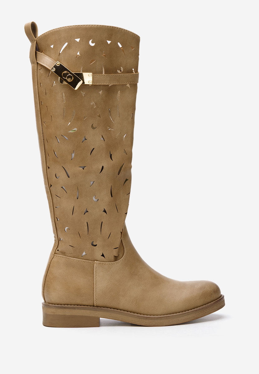Bottes kaki Fara toc Florina