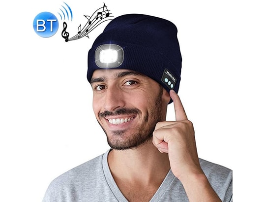 YONIS - Bonnet connecté led bluetooth 5.0 pour course nocturne et p...