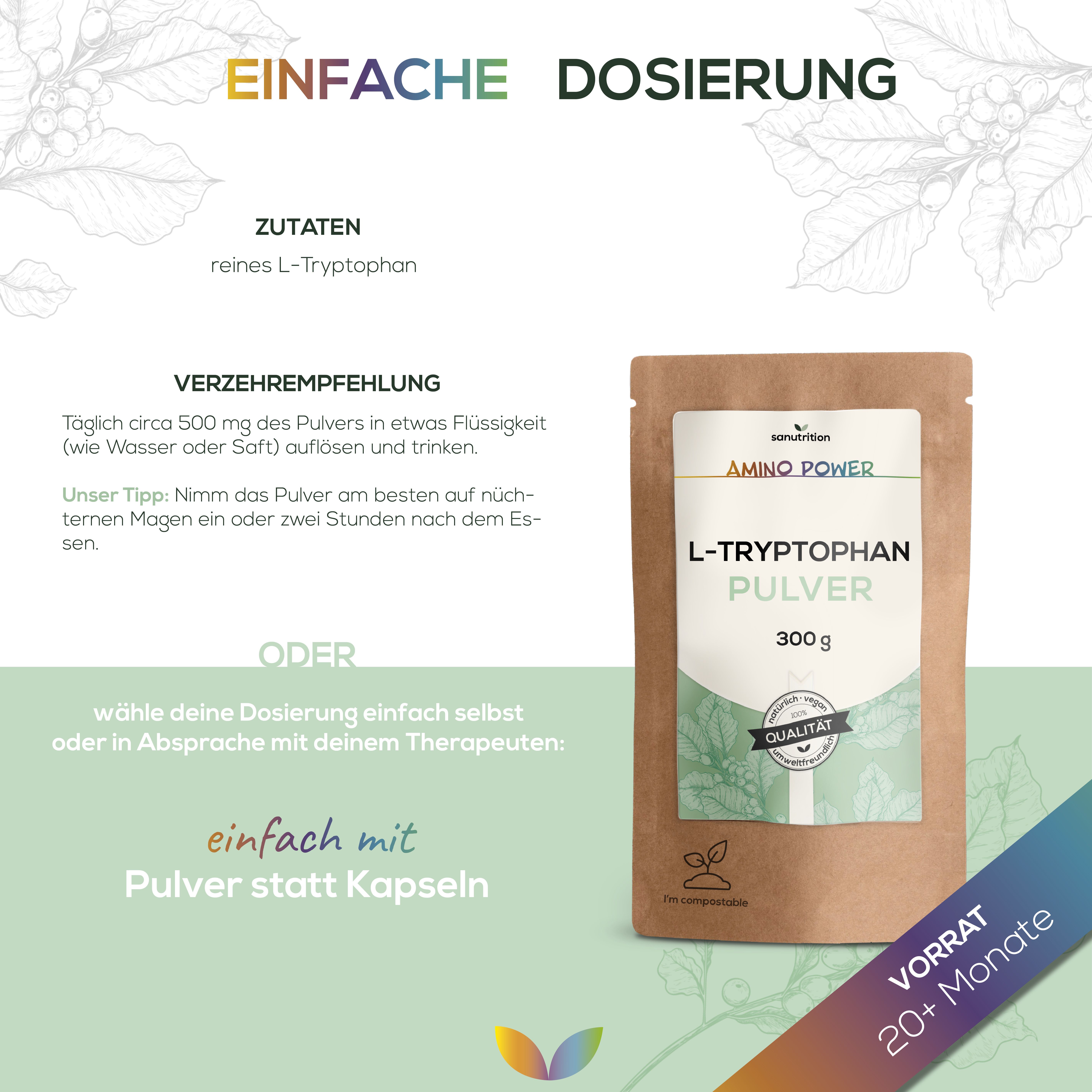 Sanutrition® - reines L-Tryptophan