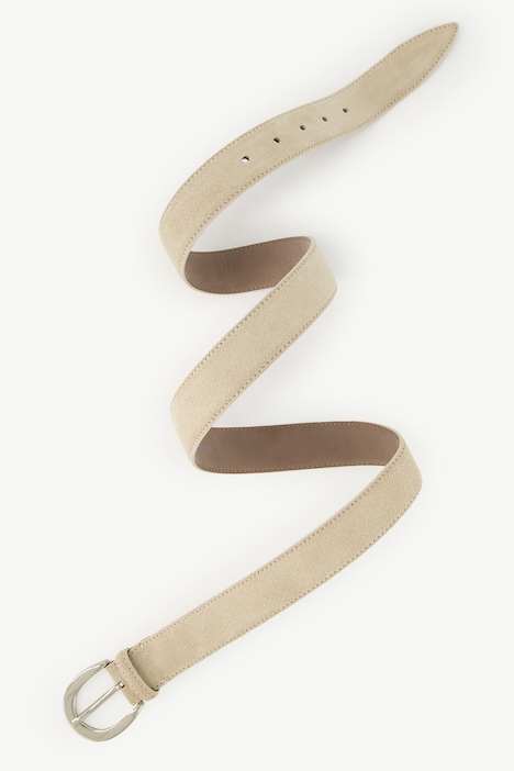 Gürtel, Suede, Velourslederoptik, Metallic-Schließe