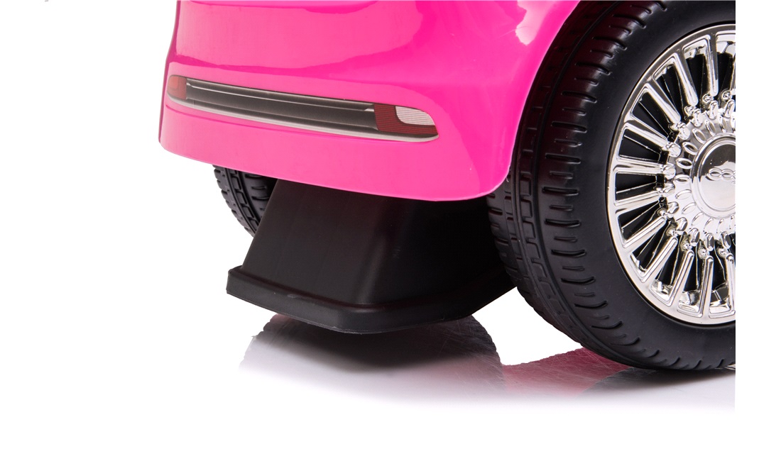 Fiat 500 gåbil pink med musik