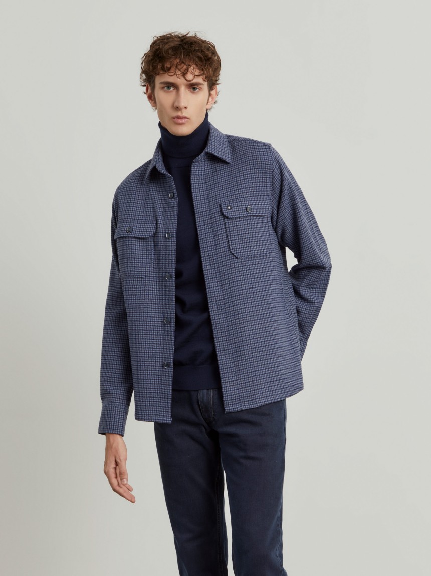 Sobrecamisa pied de poule
