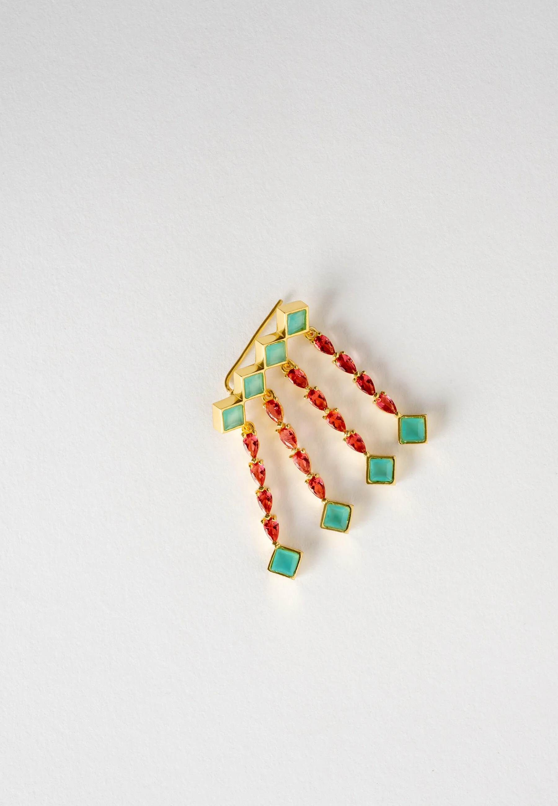 ODEON - Boucles d'oreilles grimpeuses | Rose