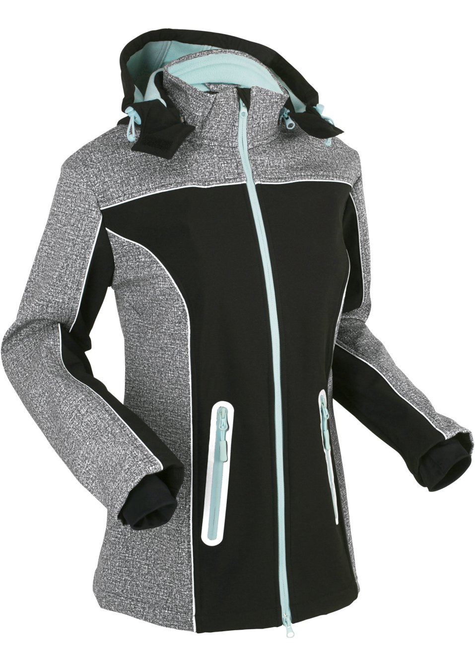 Veste softshell avec détails réfléchissants