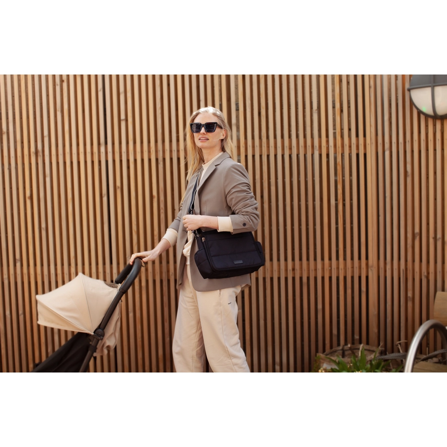 Babymel Kinderwagen Organizer Eco Quilt Black
