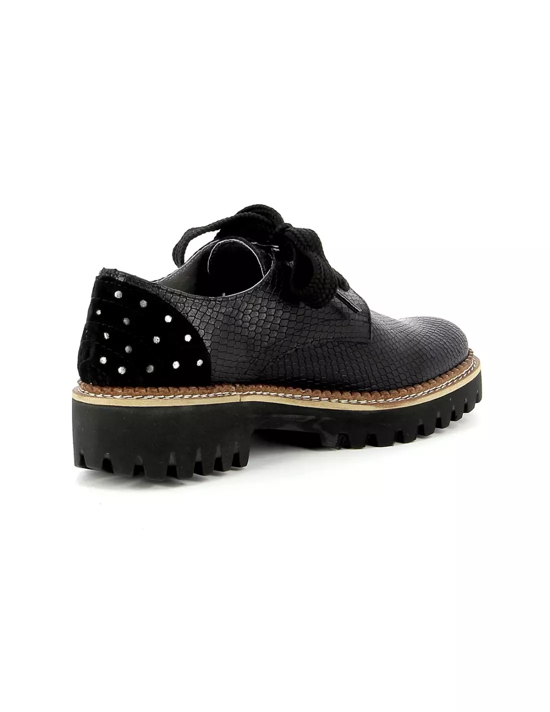 FOLIE S CAVA COPO SERPENT NOIR - Derbies, richelieus & trotteurs Serpentnoir