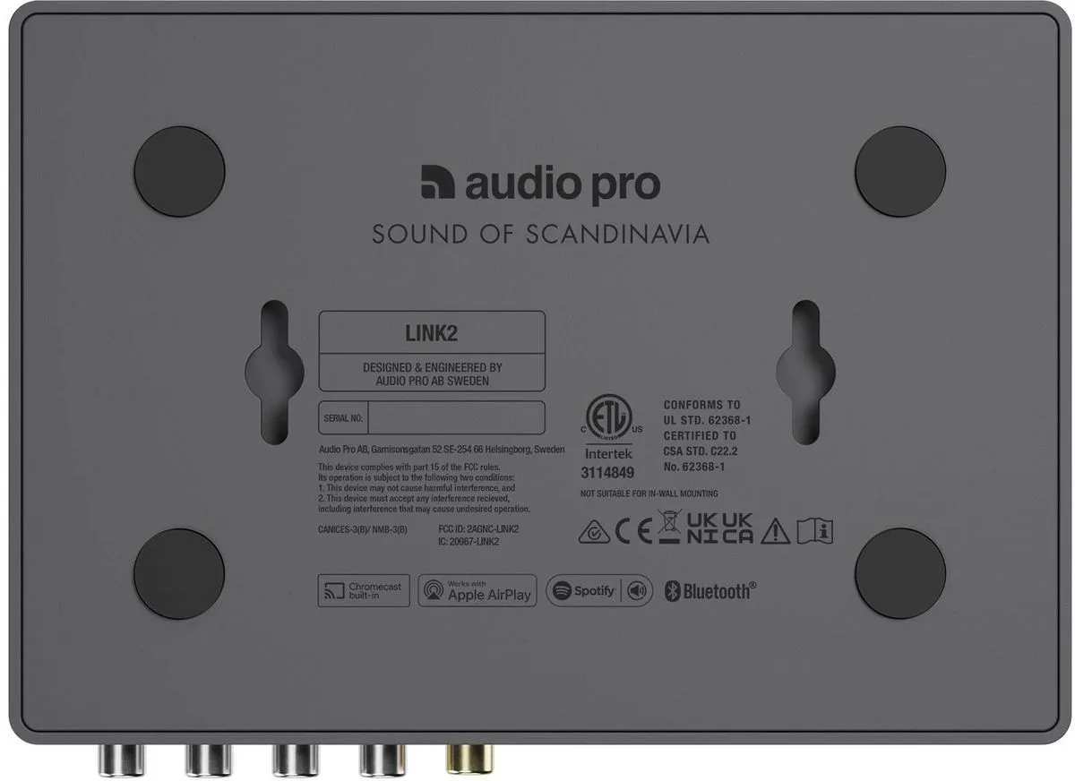 Audio Pro Link 2 Lecteurs réseau audio