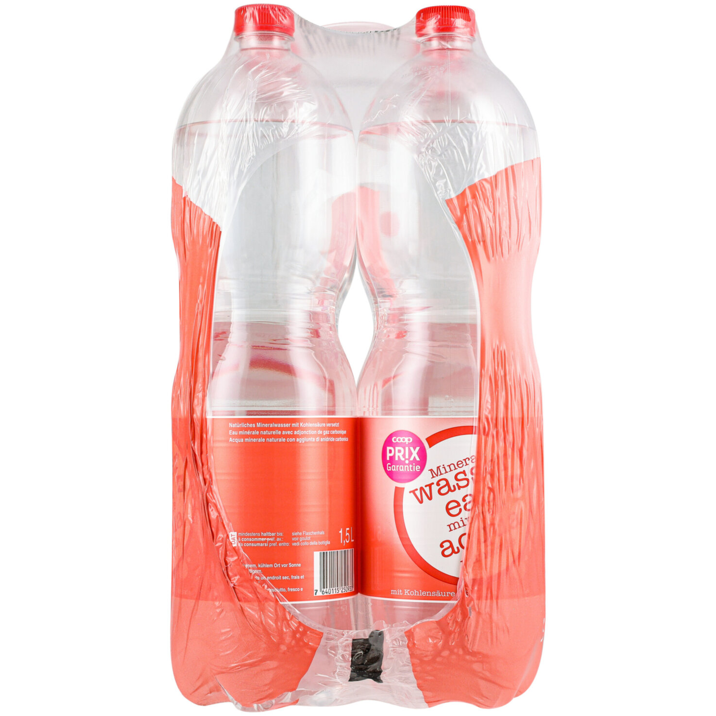 Prix Garantie Mineralwasser mit Kohlensäure 6x1,5l