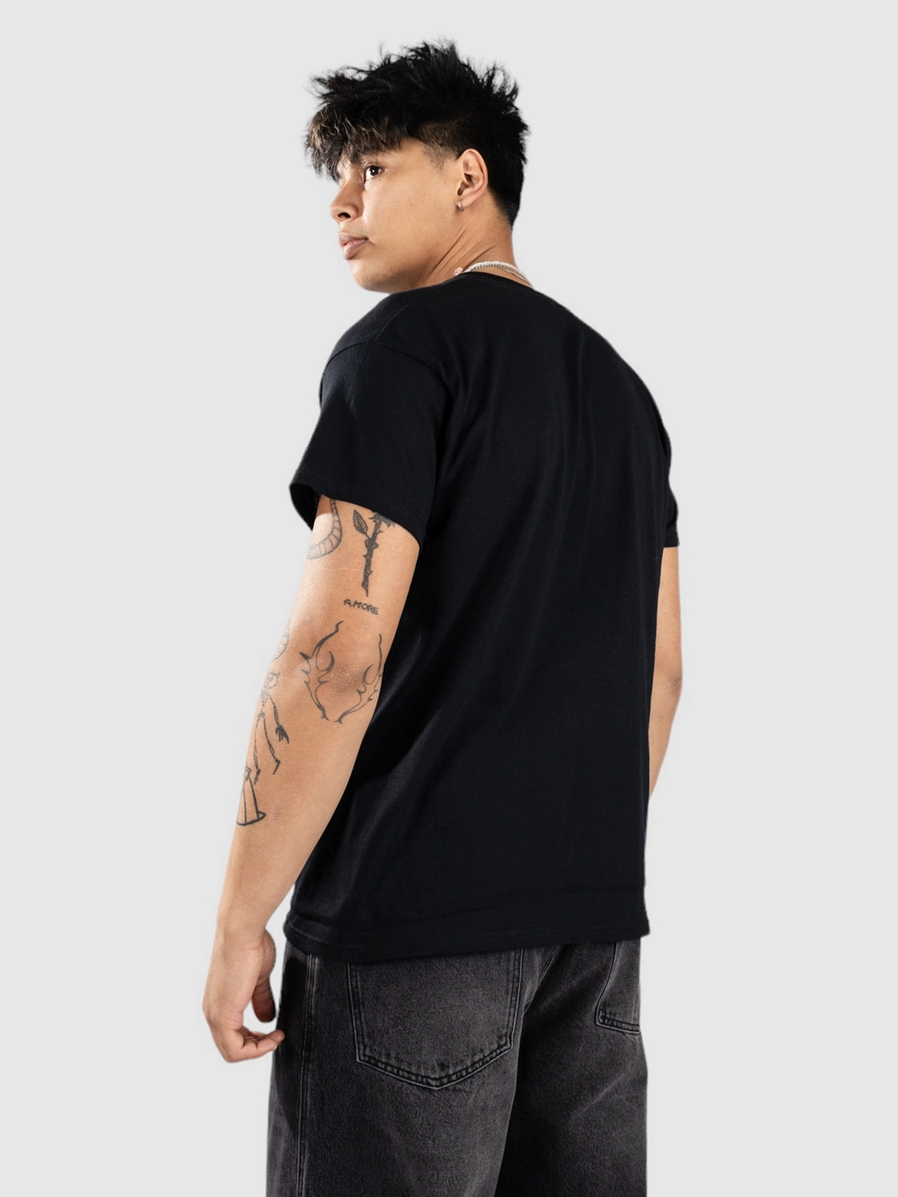 Monet Skateboards Pocket Utensils T-Shirt black