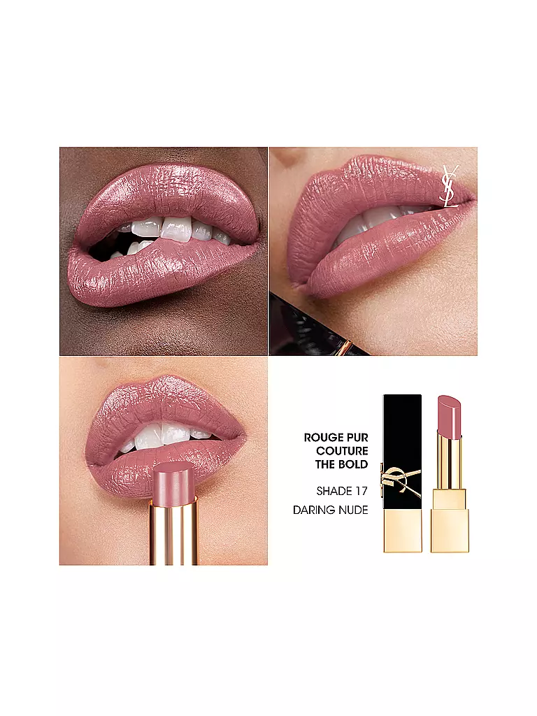 YVES SAINT LAURENT Lippenstift - Rouge Pur Couture The Bold Nude (17 Daring Nude) beere