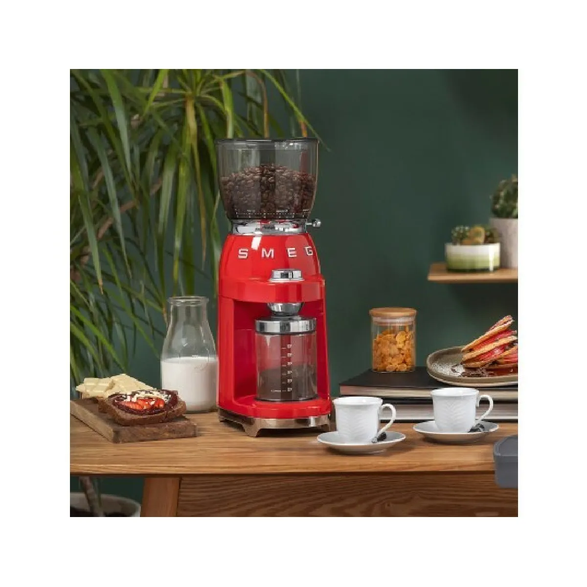 Smeg Moulin à café CGF11RDEU - Rouge