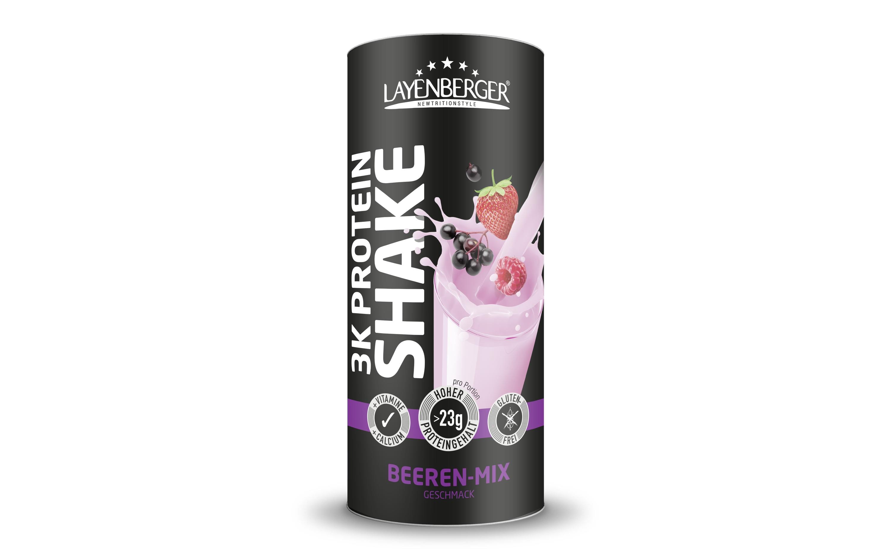 Pulver 3K Protein-Shake Beeren-Mix 360 gBeeren Proteinshake