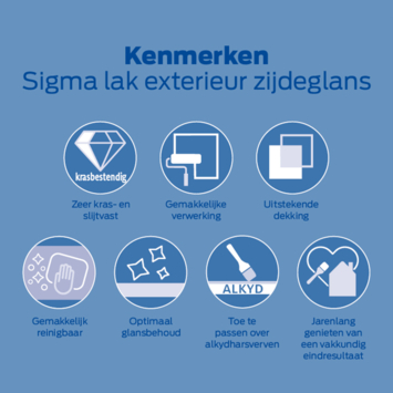 Sigma Exterieur buitenlak zijdeglans RAL 7016 antracietgrijs 750 ml